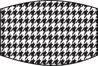 3 Layer Face Mask Houndstooth