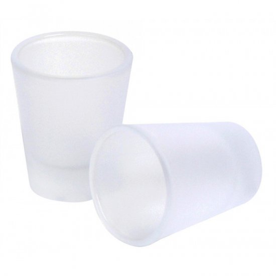 Frosted 1.5oz Shot Glass - Click Image to Close