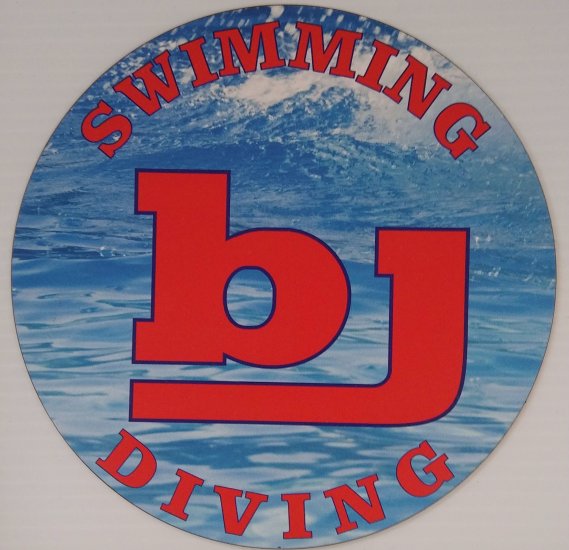 Bob Jones Swimming Car Magnet - Click Image to Close