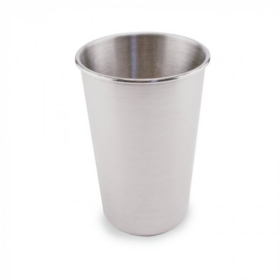 17oz Stainless Steel Pint Glass - Click Image to Close