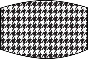 3 Layer Face Mask Houndstooth