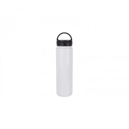 23oz Stainless Steel Flask Bottle with Portable Lid - Click Image to Close