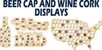 Beer Cap & Wine Cork Displays